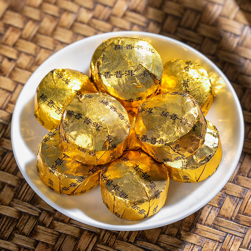 Small Ripened Puer Tuocha Tea With Gift Box