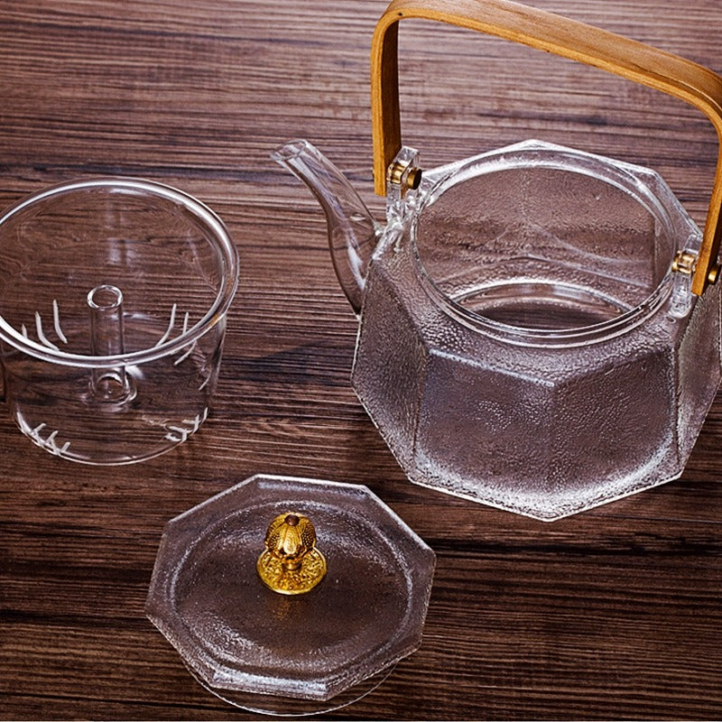 Japanese Water Steam Glass Teapot