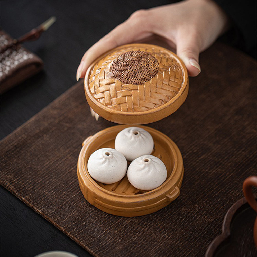 Ceramic Xiaolongbao Tea Strainer Set