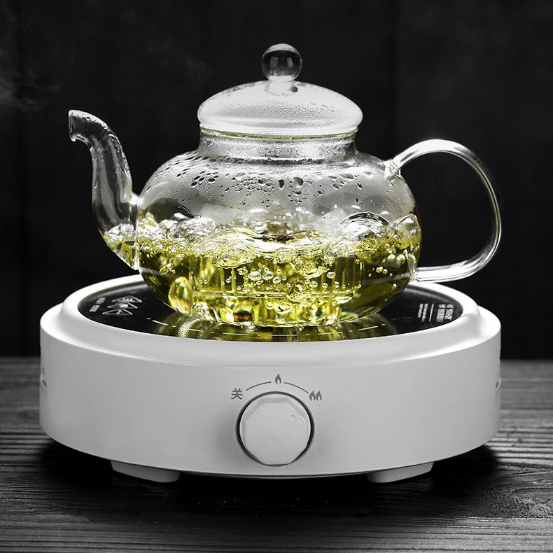 Heat Resisting Herbal Tea Glass Teapot