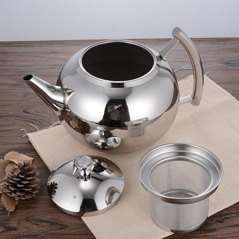 Adiabatic Stainless Steel Teapot