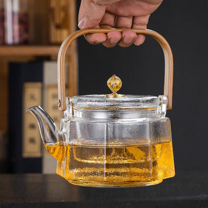 Japanese Water Steam Glass Teapot