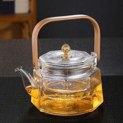 Japanese Water Steam Glass Teapot