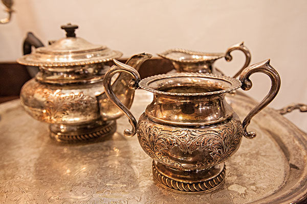 Metallic Tea Set