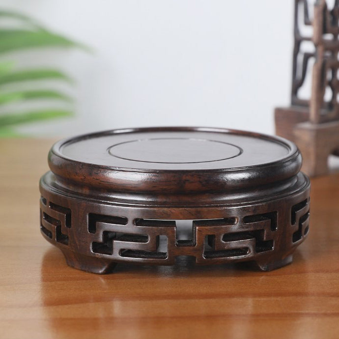 Ebony Wood Teapot Stand