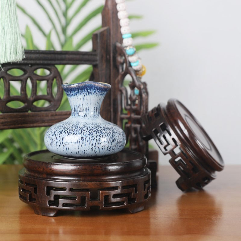 Ebony Wood Teapot Stand