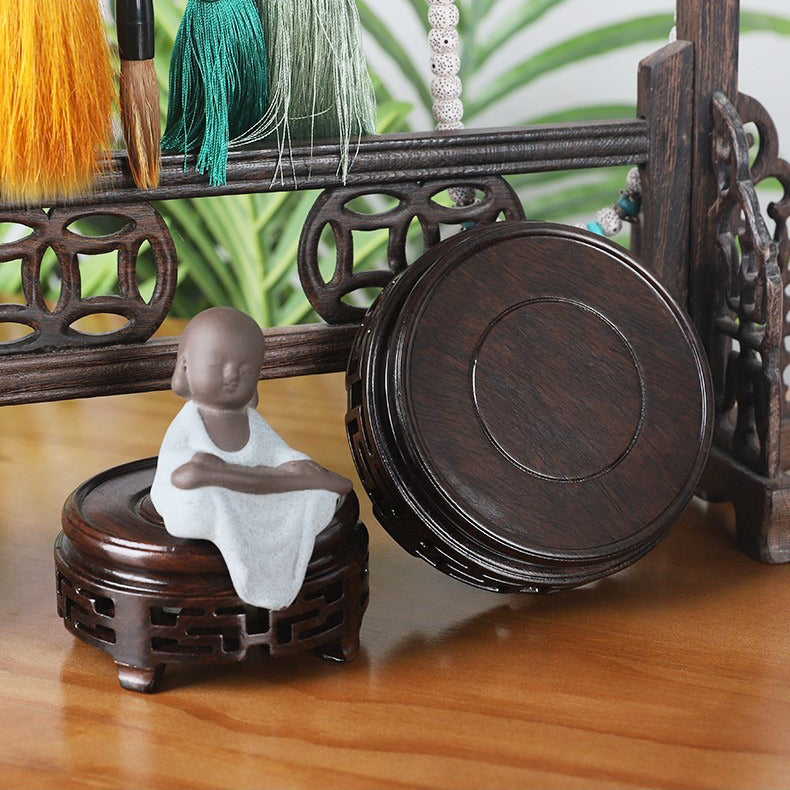 Ebony Wood Teapot Stand