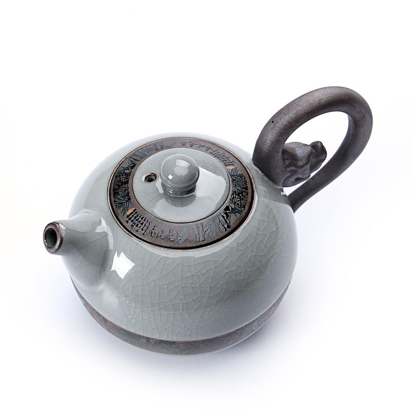 Ice Crack Ge Kiln Teapot