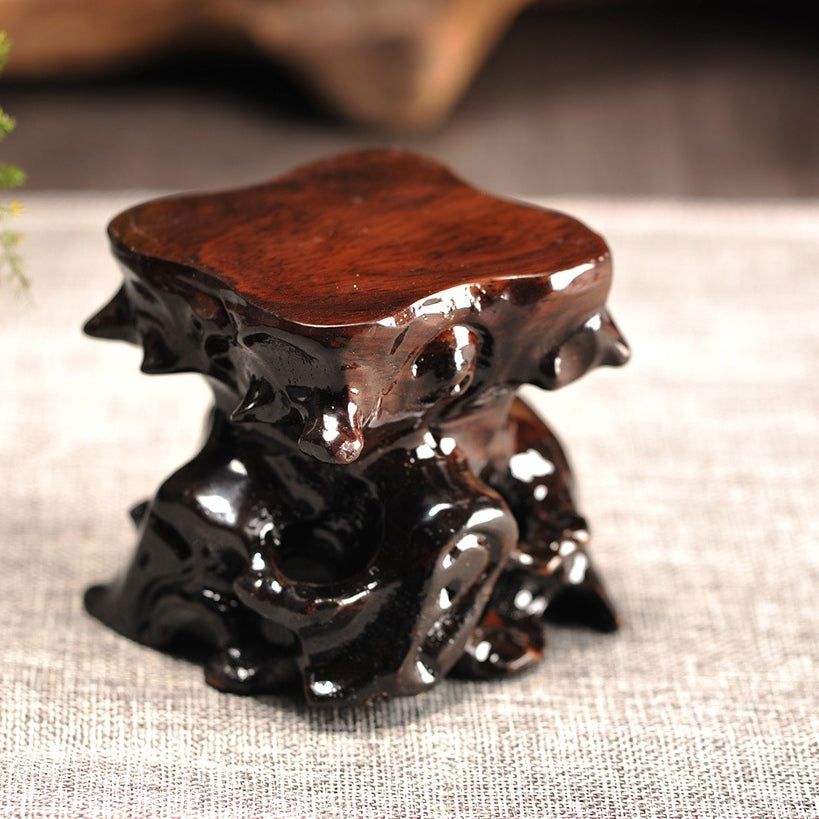 Catalpas Root Carving Teapot Stand