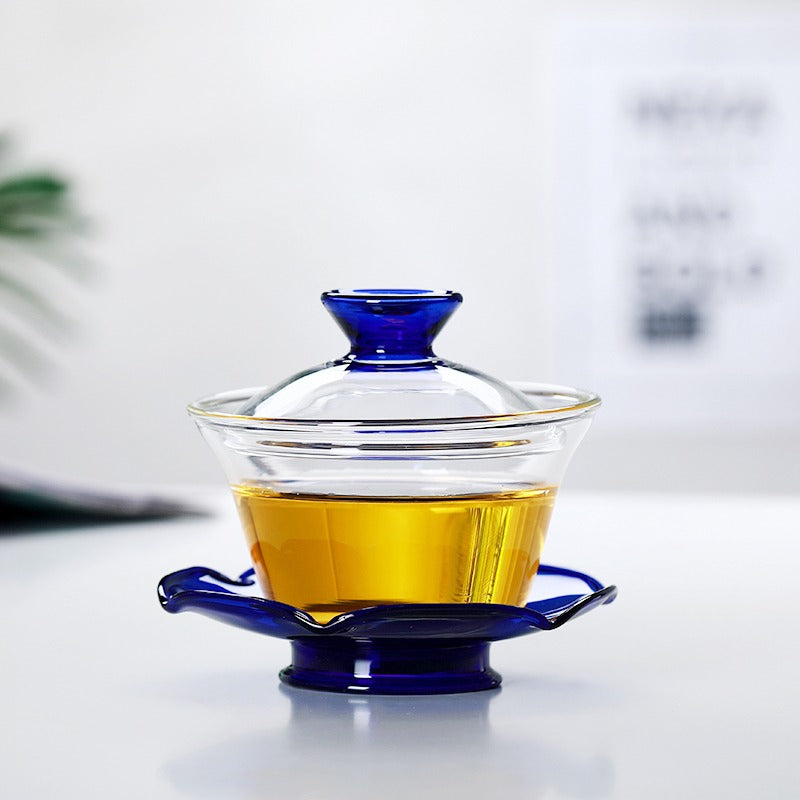 Color Heat-resistant Glass Gaiwan