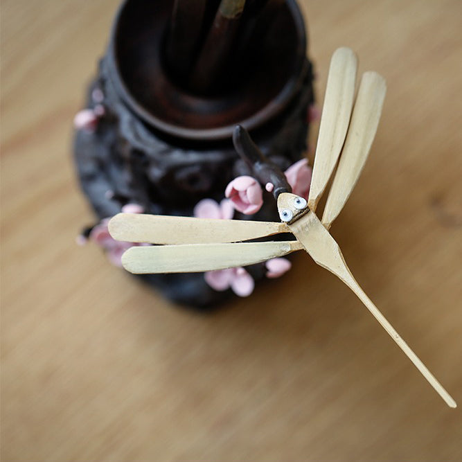 Peach Blossom Tree Shaped Tea Utensil Set