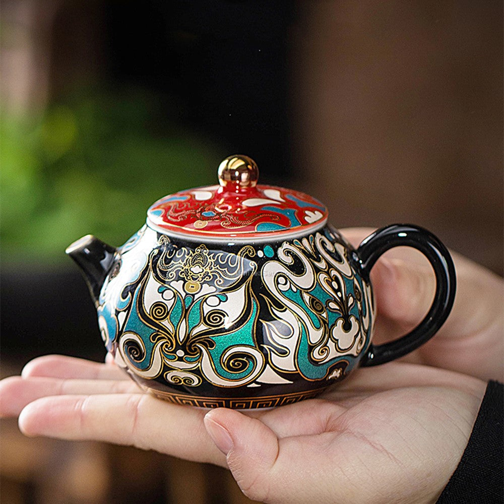 Turquoise Single Serve Personal Teapot. Tea Lovers Tea 