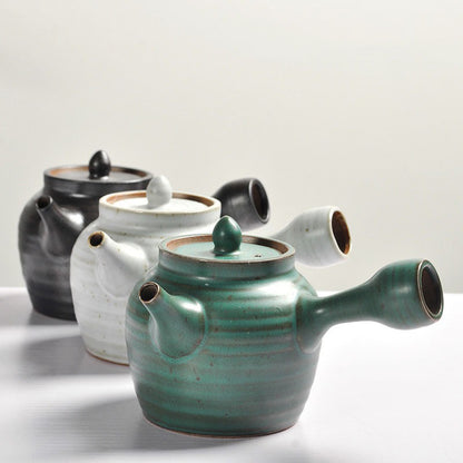 Coarse Pottery Japanese Style Teapot