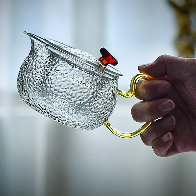 Little Monk Glass Teapot With Strainer – Umi Tea Sets