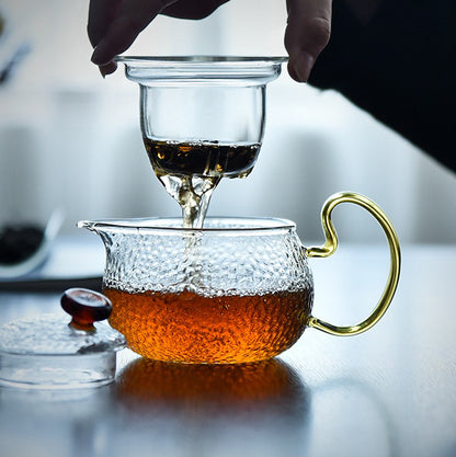 Modern Style Glass Tea Set