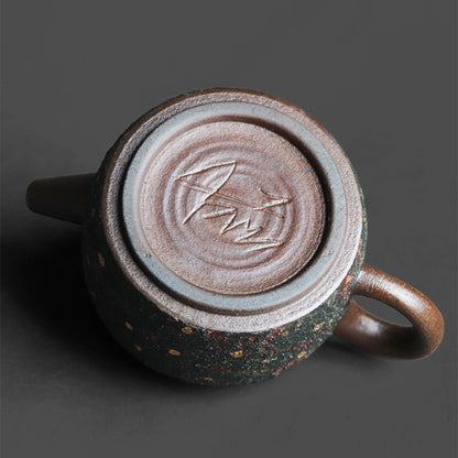 Chinese Green Sandstone Dezhong Teapot