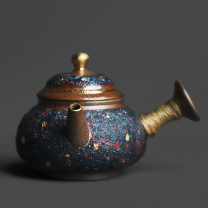 Japanese Kyusu Sand Clay Pottery Teapot