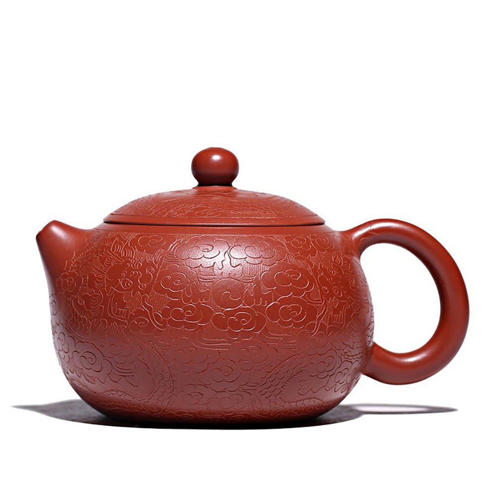 Yixing Auspicious Cloud And Dragon Xi Shi Teapot