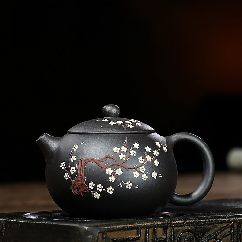 Yixing Plum Blossom Black Clay Xi Shi Teapot – Umi Tea Sets