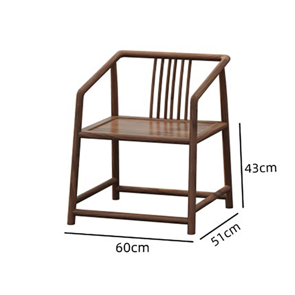 Traditional Elm Wood Small Tea Table