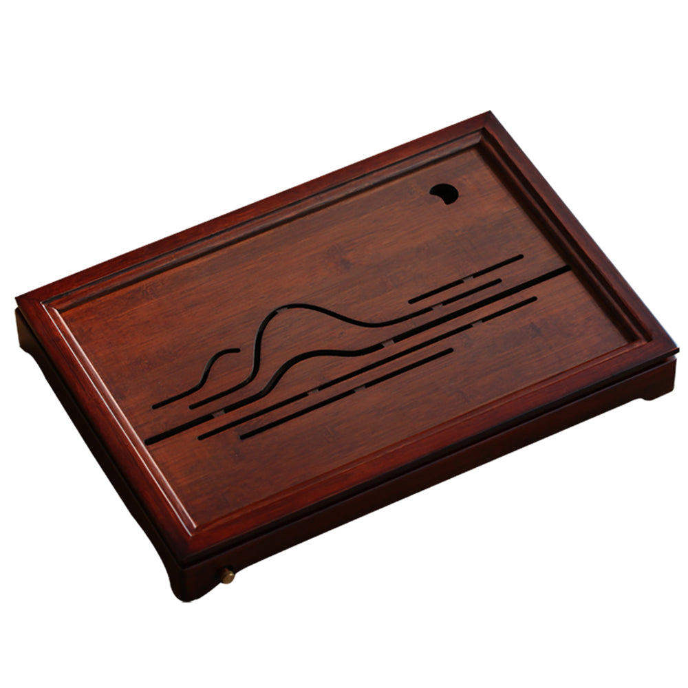 Bamboo Hollow Mountain and Moon Tea Tray