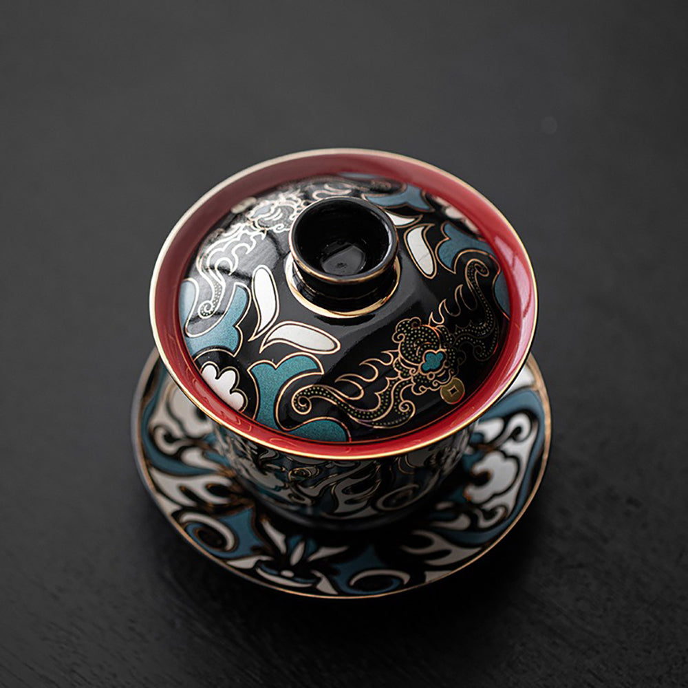 Peking Opera Mask Porcelain Gaiwan