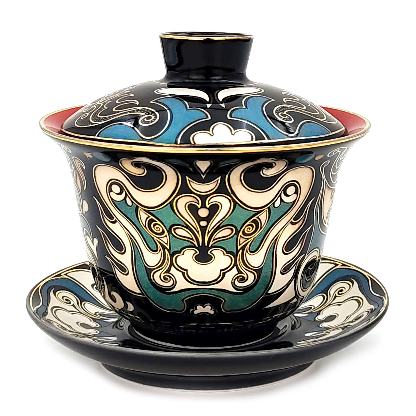 Peking Opera Mask Porcelain Gaiwan