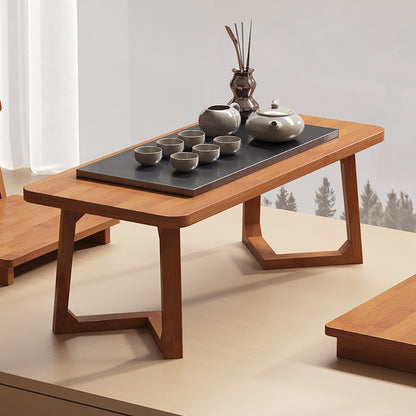 Japanese Style Nan Bamboo Low Tea Table Set