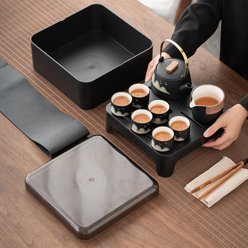 Japanese Style Cat Tea For Two Set – Umi Tea Sets