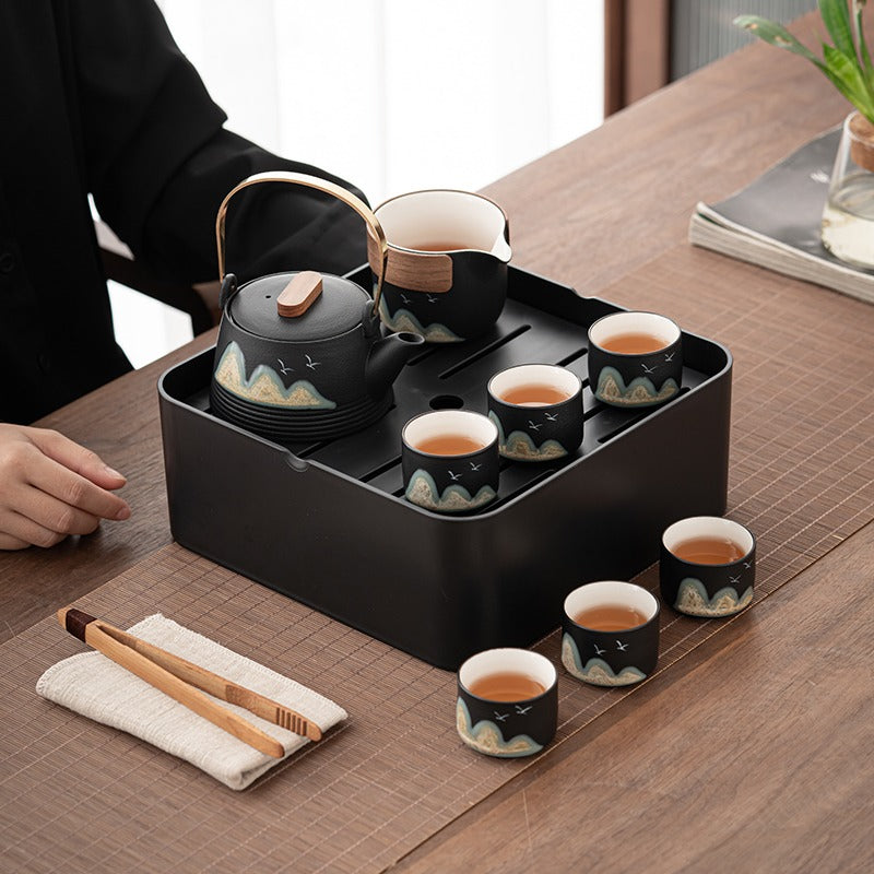 Multi-functional Japanese-style Portable Tea Set