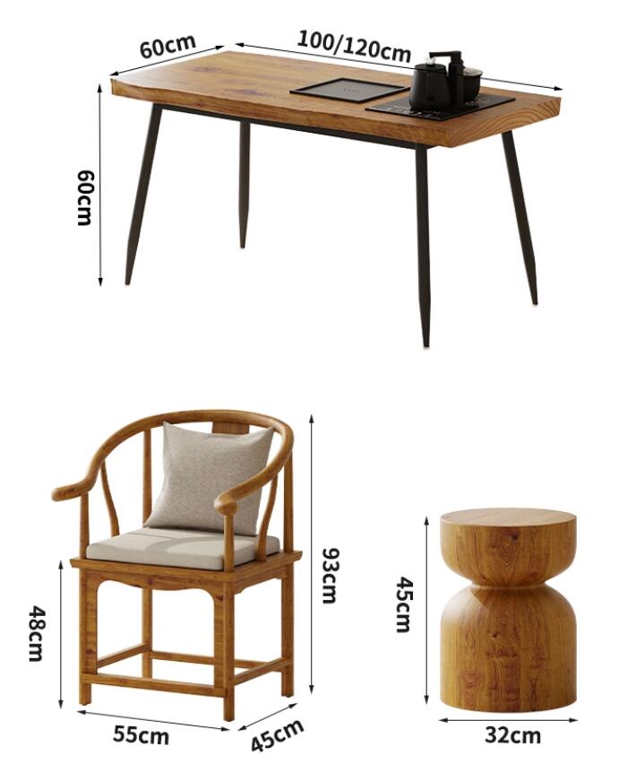 Tea table best sale and chair set