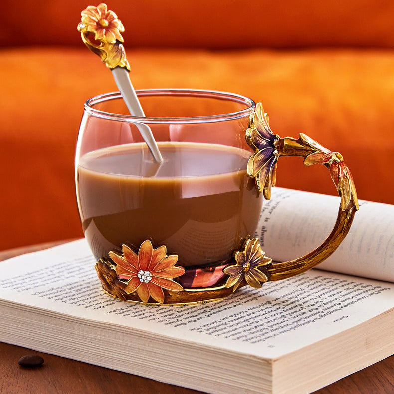 Beauty Novelty Enamel Coffee Cups