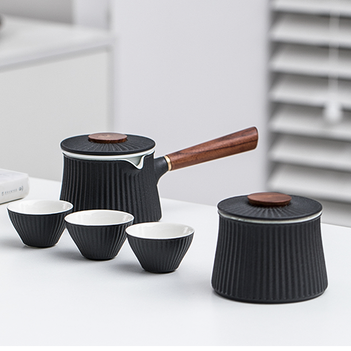 Japanese Small Tea Set With Travel Bag