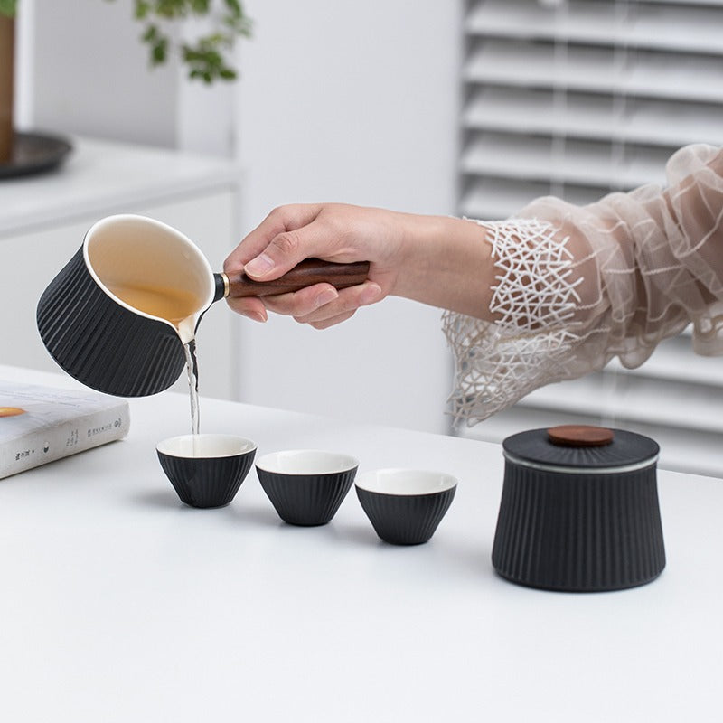 Japanese Small Tea Set With Travel Bag