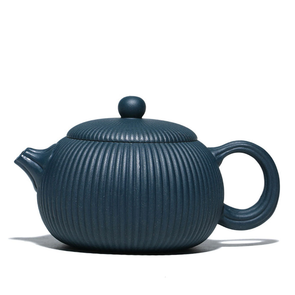 Yixing Blue Clay Xi Shi Stripes Teapot