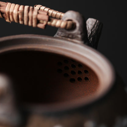 Japanese Handmade Iron Glazed Teapot