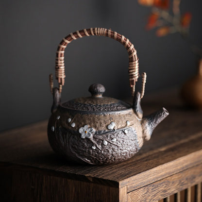 Japanese Handmade Iron Glazed Teapot