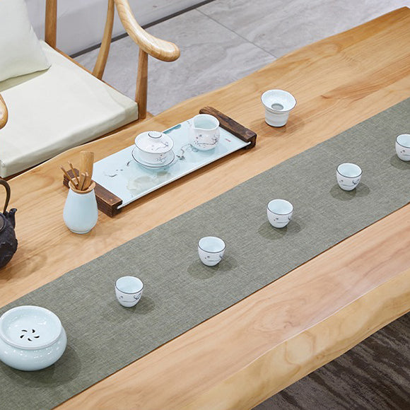 Simple Modern Pine Wood Chinese Tea Table