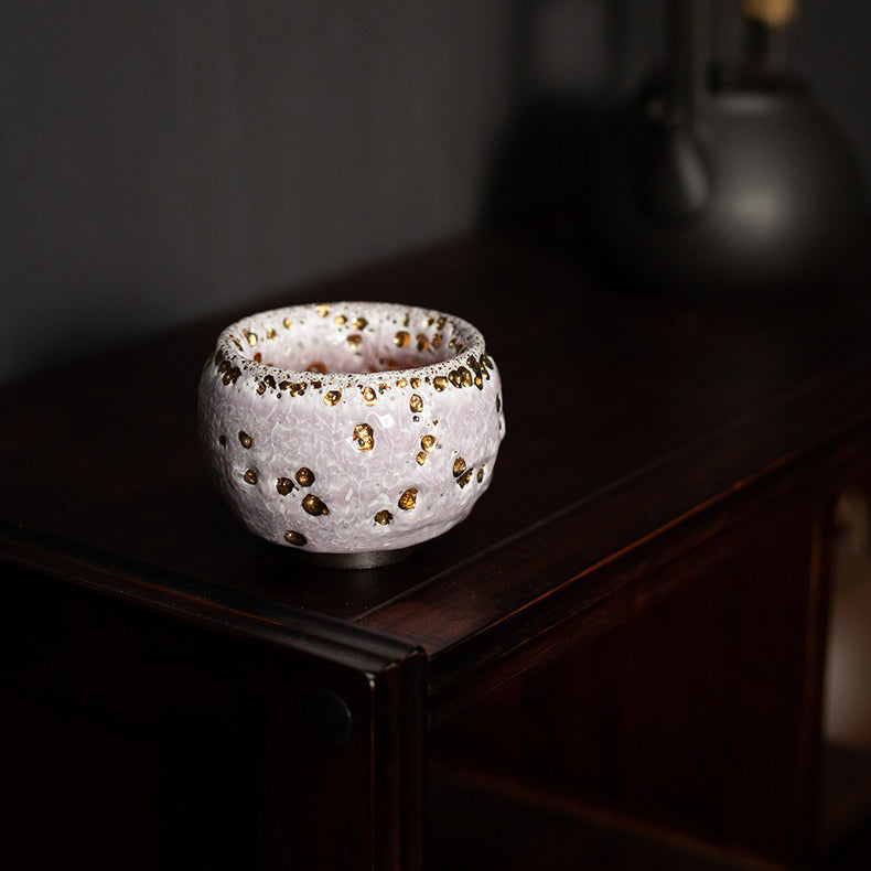 Pink Glazed Shinoyak Gongfu Tea Cup