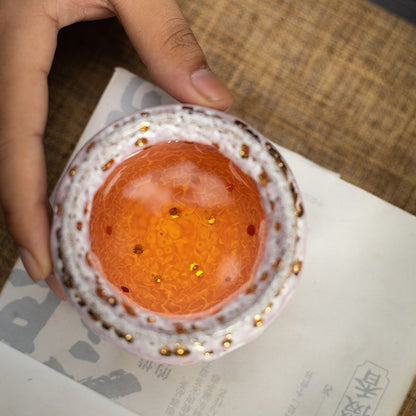 Pink Glazed Shinoyak Gongfu Tea Cup