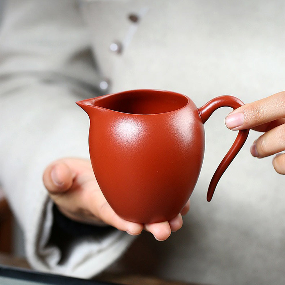 Yixing Red Clay Lotus Fair Cup