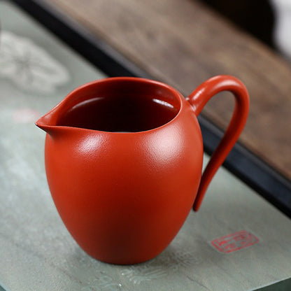 Yixing Red Clay Lotus Fair Cup