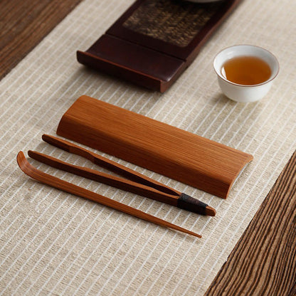 Bamboo Cha He Utensil With Bag