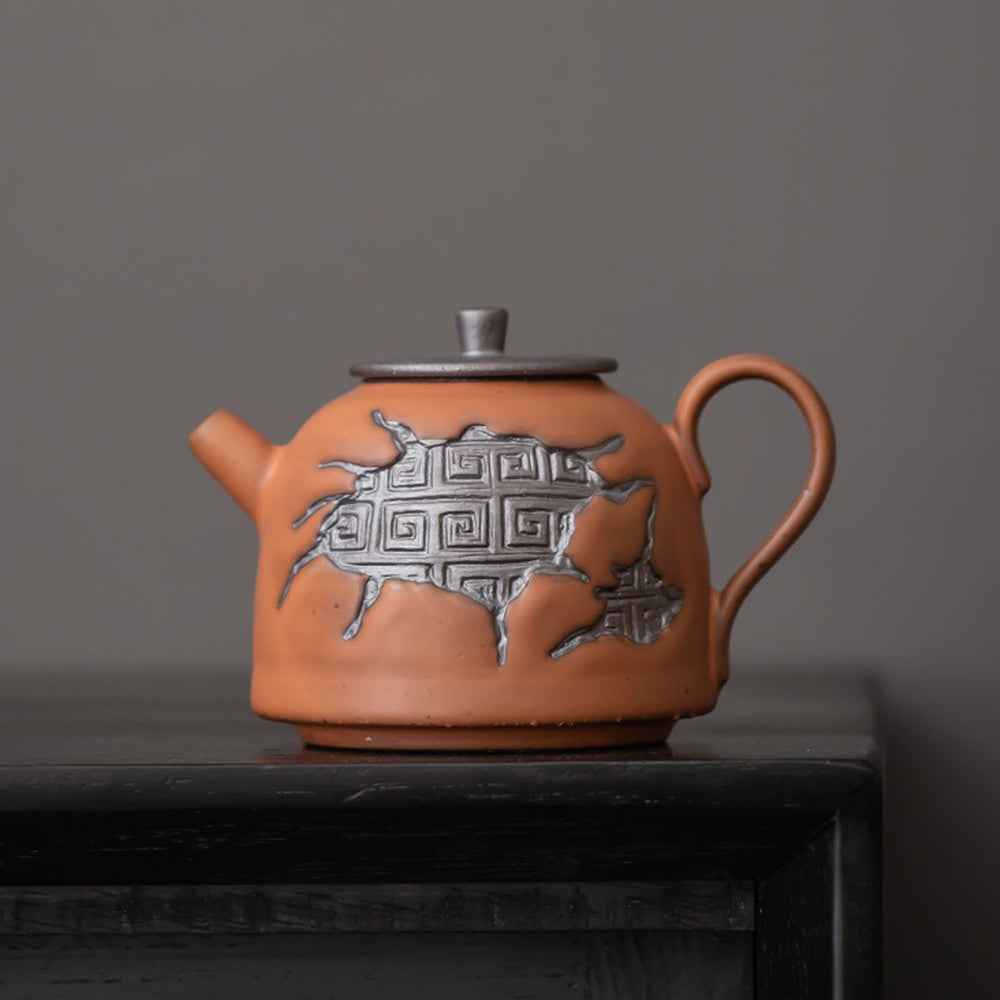 Japanese Auspicious Clouds Pottery Tea Set