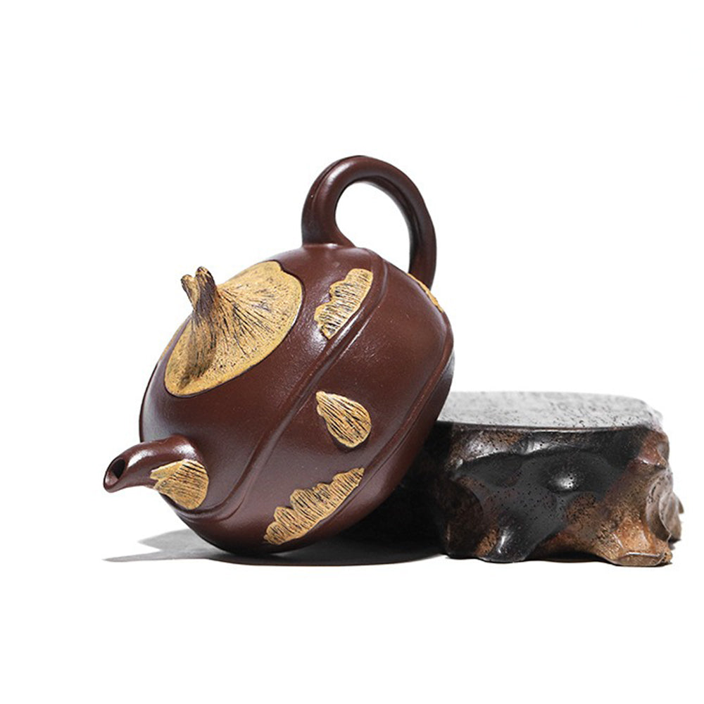 Water Chestnut Purple Clay Teapot