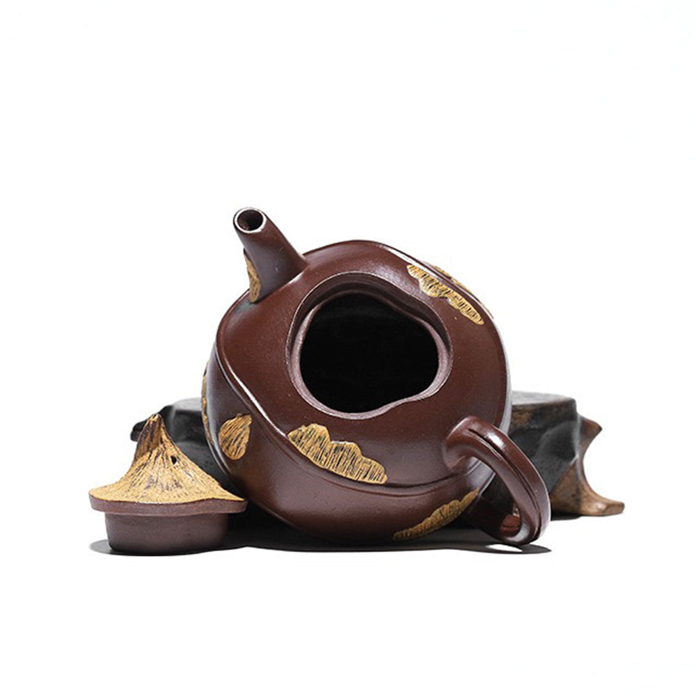 Water Chestnut Purple Clay Teapot