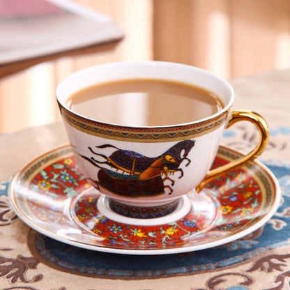 British Bone China Horse Tea Set