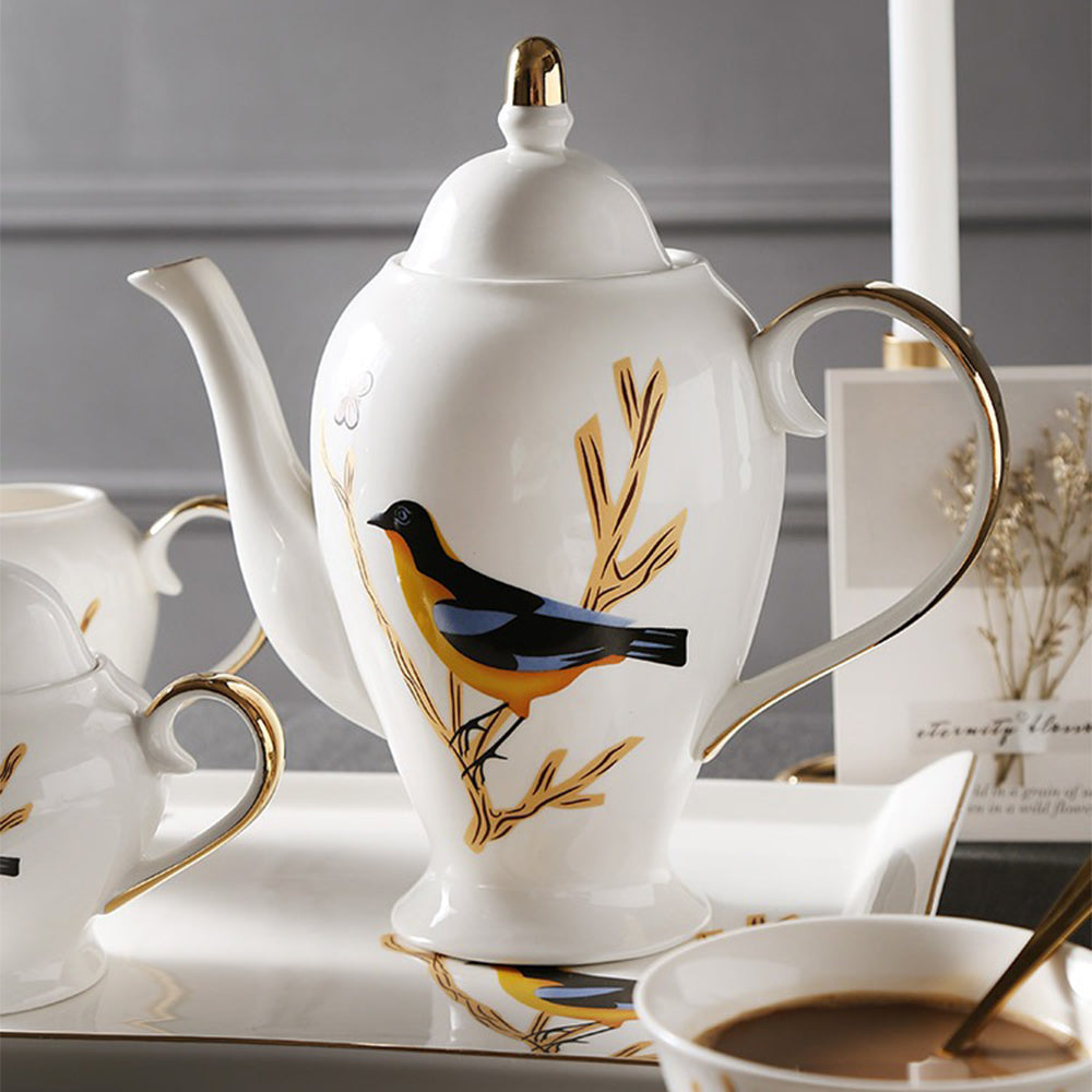 British Bone China Magpie Tea Set