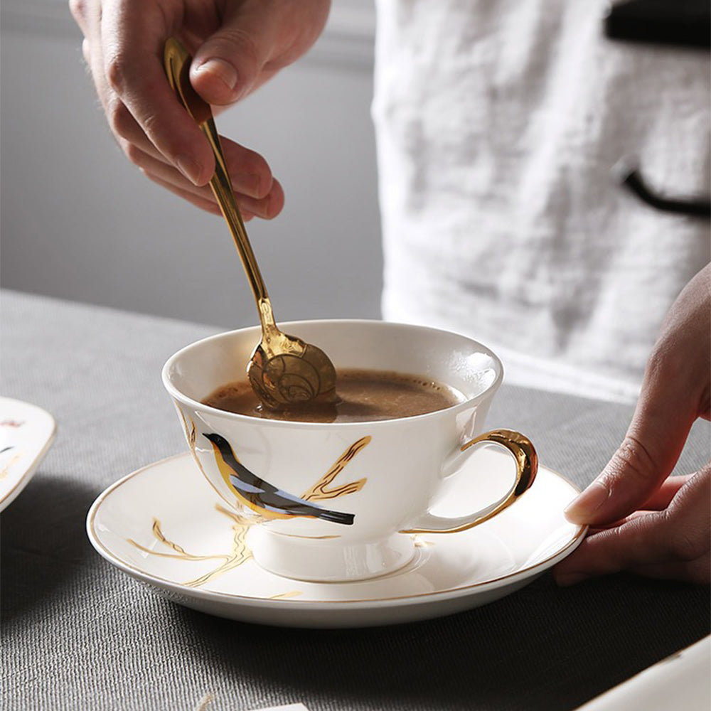 British Bone China Magpie Tea Set