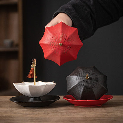 Ceramic Unbrella Tea Strainer